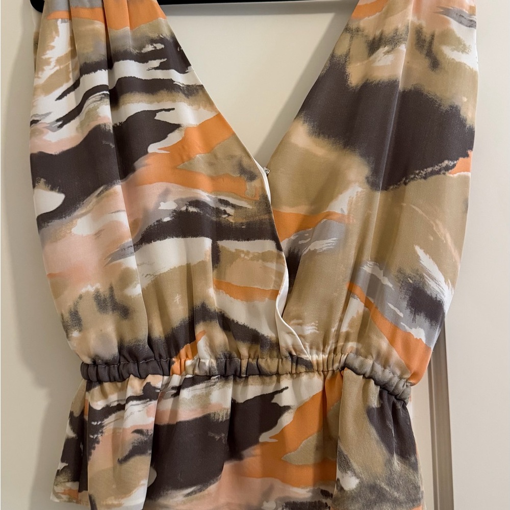INTERMIX Multicolor Abstract Blouse - image 1